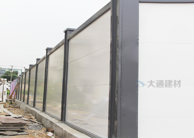 惠州A款烤漆鋼圍擋-惠州施工工程圍擋案例-惠州-深圳市大通建材有限公司鋼圍擋生產(chǎn)定制廠家